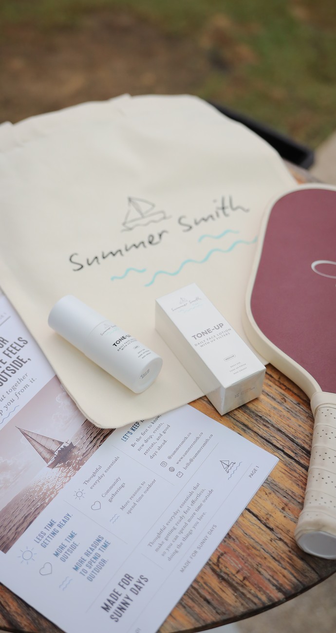 The kit — Tone-Up + paddle